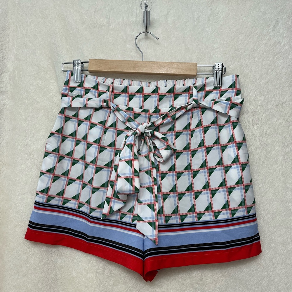 Forever 21 High Waist Geometric Patterned Shorts